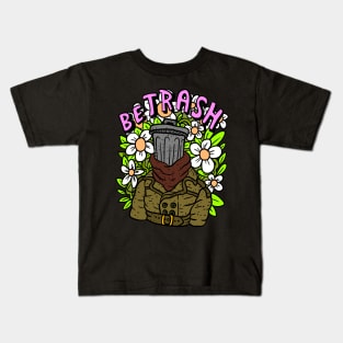 be yourself, be trash. Kids T-Shirt